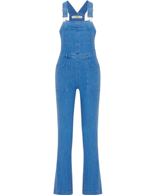 Stella McCartney Blue Stretch-denim Overalls