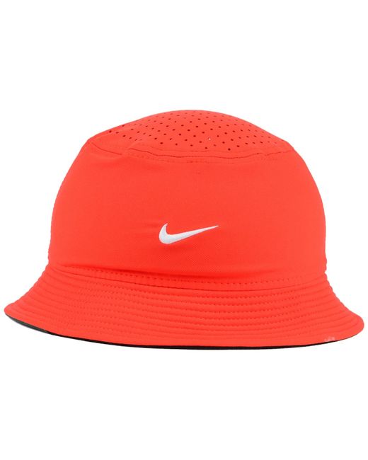 Nike Orange Clemson Tigers Vapor Bucket Hat for men