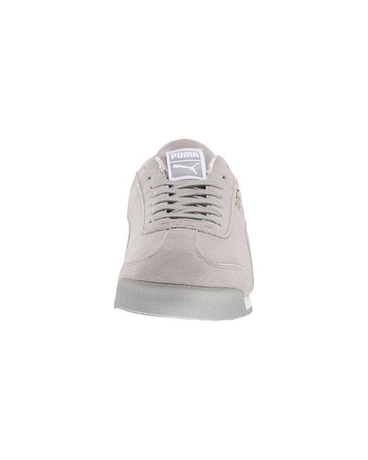 puma roma suede grey