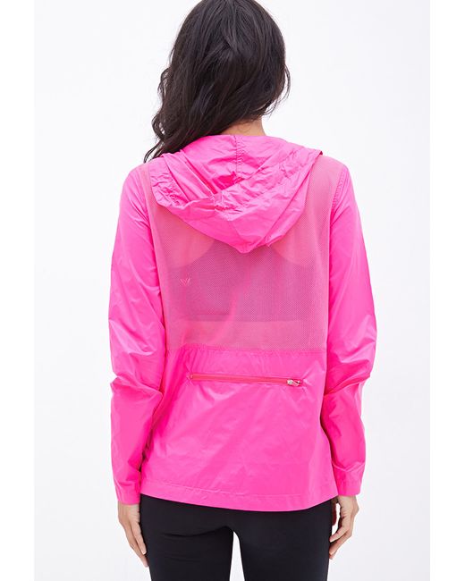 Windbreaker Jacket in Hot Pink 