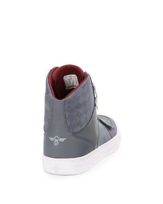 Creative Recreation Checkerboard Textileleather Hightop Sneakers in Gray  for Men | Lyst