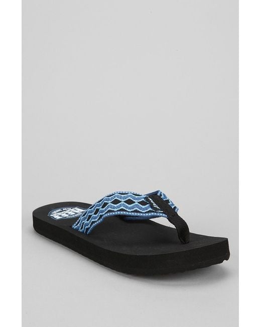 Reef Blue Smoothy 30th Anniversary Thong Sandal for men