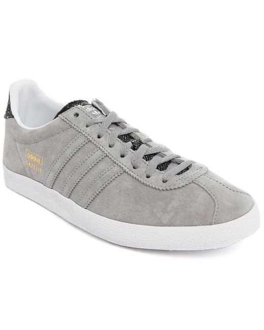 Adidas | Gray Gazelle Grey Chevron/grey Tweed Suede Sneakers for Men | Lyst