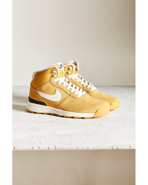 Nike Women's Acorra Suede Sneakerboot in Yellow (MUSTARD) Lyst