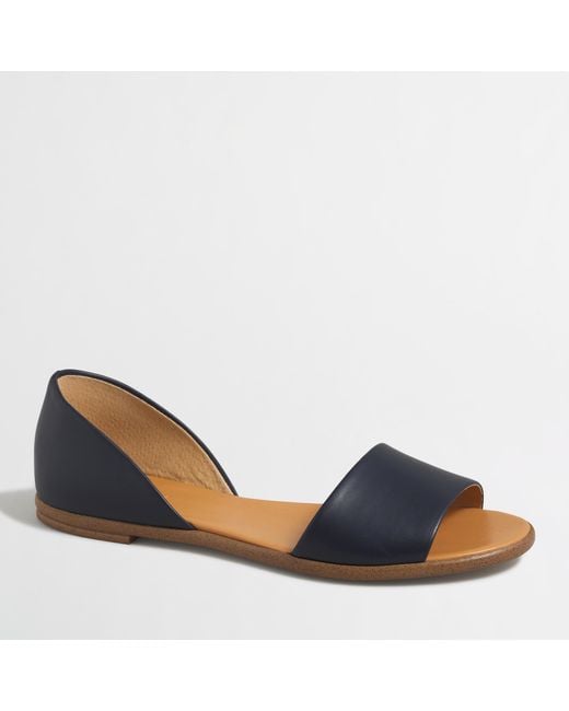 Navy peep toe flats new arrivals