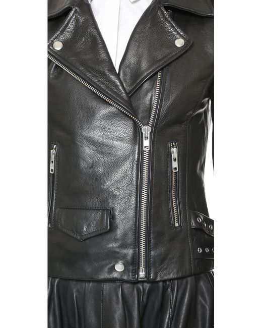 OAK Rider Leather Jacket - Black