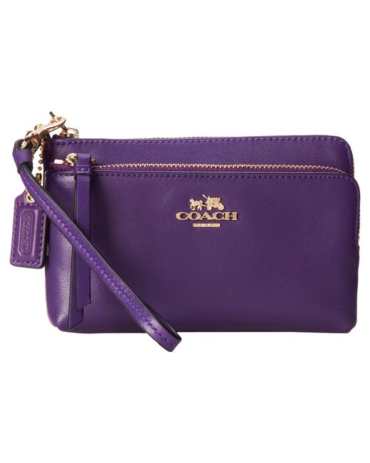Madison satchel Coach Purple in Synthetic - 27608710