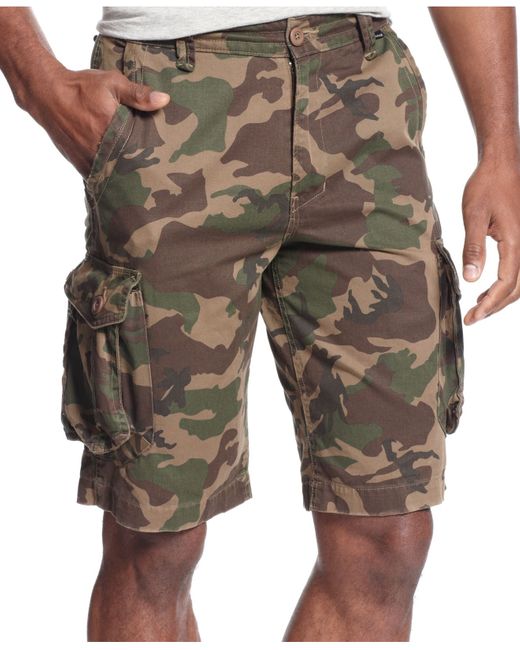 Driver Camo Cargo Shorts for Men 