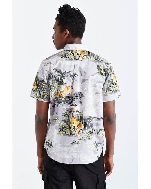 Stussy Bamboo Tiger Button-Down Shirt 