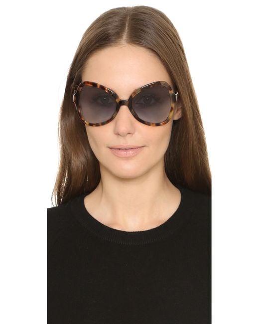 Prada Butterfly Sunglasses in Blue Lyst