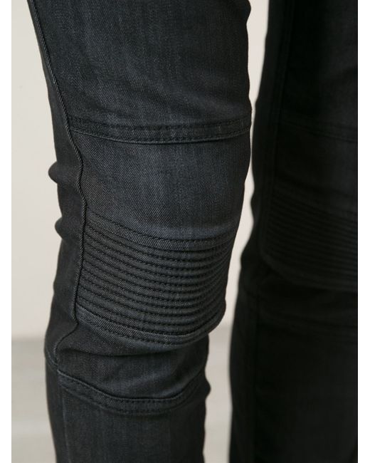 Neil Barrett Padded Knee Skinny Jeans 