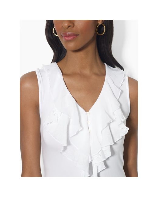 Lauren by Ralph Lauren Ruffled 
