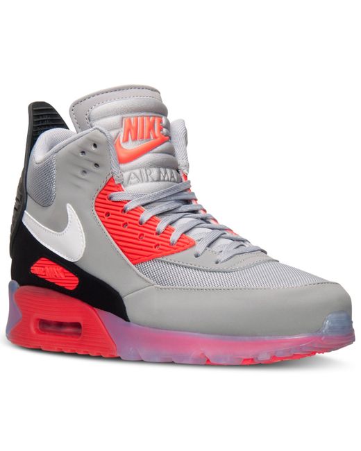 Nike Gray Men'S Air Max 90 Sneakerboot Ice From Finish Line for men