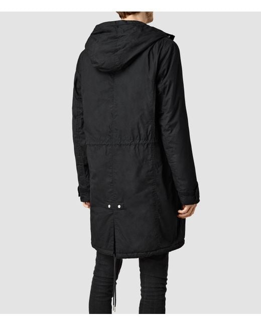 All saints deals parka coat