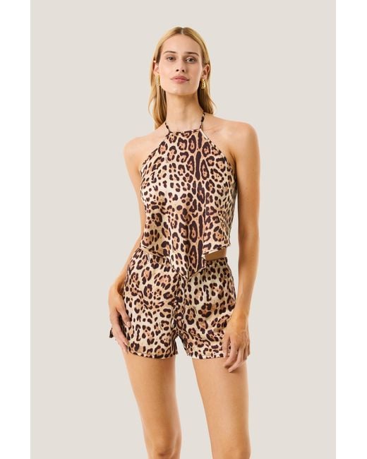 4giveness Multicolor Top Leopard Basic