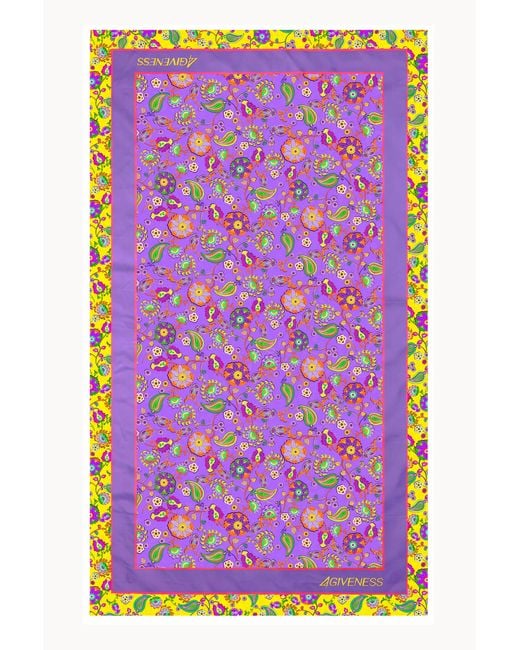 4giveness Purple Telo Mare Boho Chic