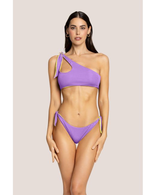 Top Manospalla Con Slip Laccetti Soft Touch di 4giveness in Multicolor