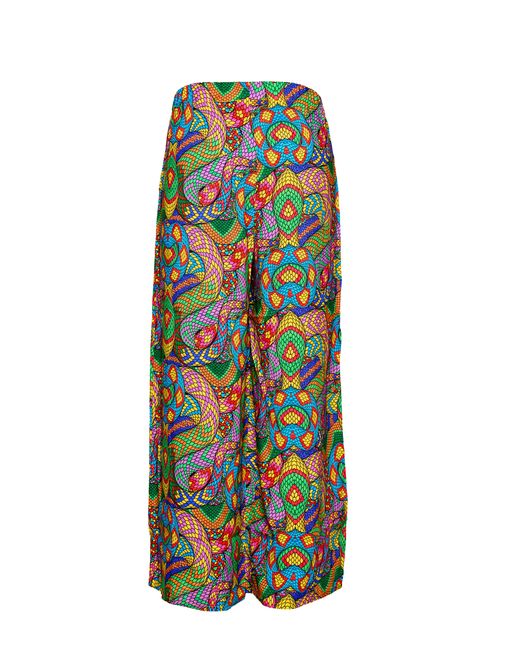 Pantaloni Snake Skin di 4giveness in Green
