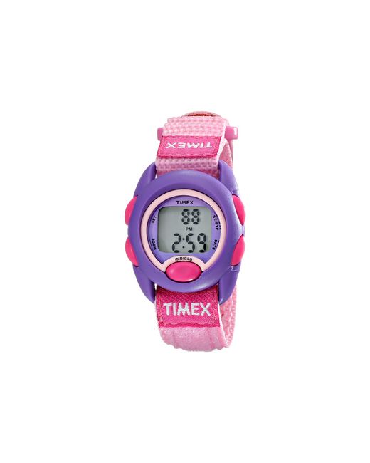 Timex Pink Digital Fast Wrap Velcro Strap Watch (youth)