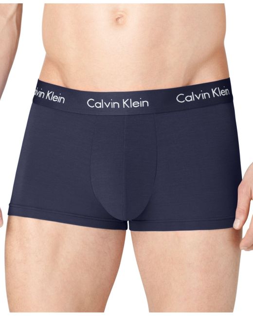 Calvin Klein Blue Men's Underwear, Body Modal Trunk U5554 for men