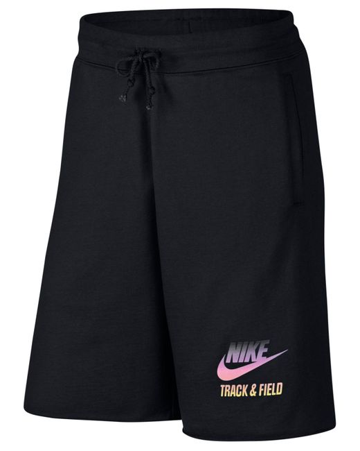 Nike Black Track & Field Alumni Running Shorts for men