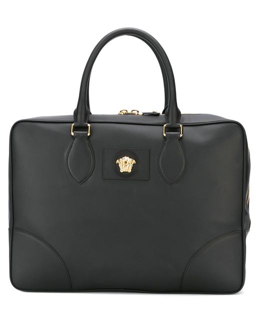 Versace Medusa Laptop Bag in Black for Men Lyst