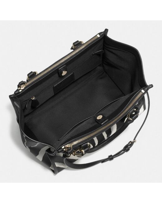 Coach zebra deals bag