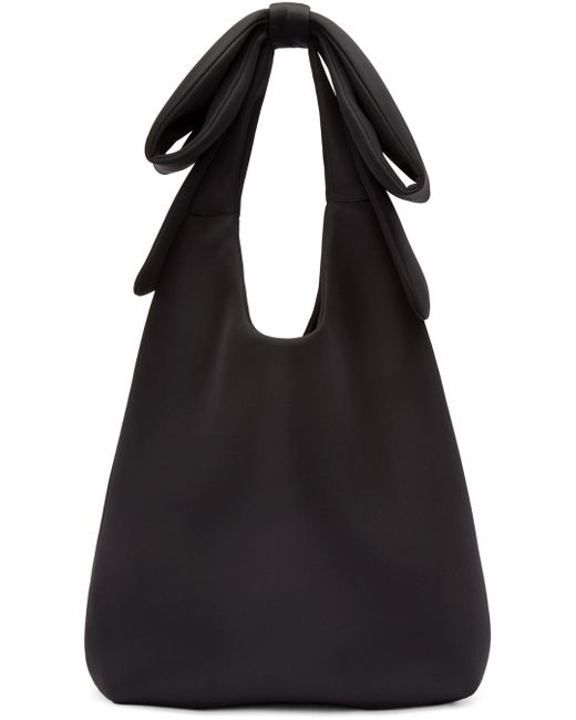 Simone Rocha Black Neoprene Large Dumpling Bag | Lyst