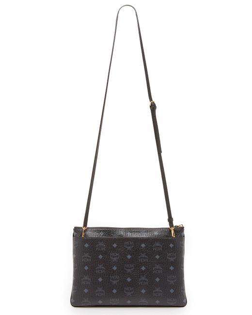MCM Medium Cross Body Pouch in Black Lyst
