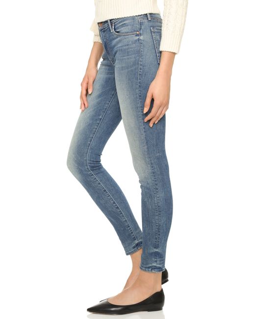 Mother Blue The Charmer Skinny Jeans