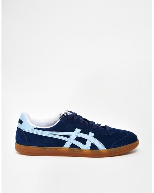 Onitsuka Tiger Blue Tokuten Suede Sneakers for men