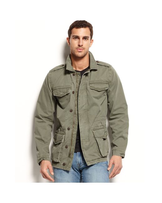 Lucky Brand Green M65 Field Jacket for men