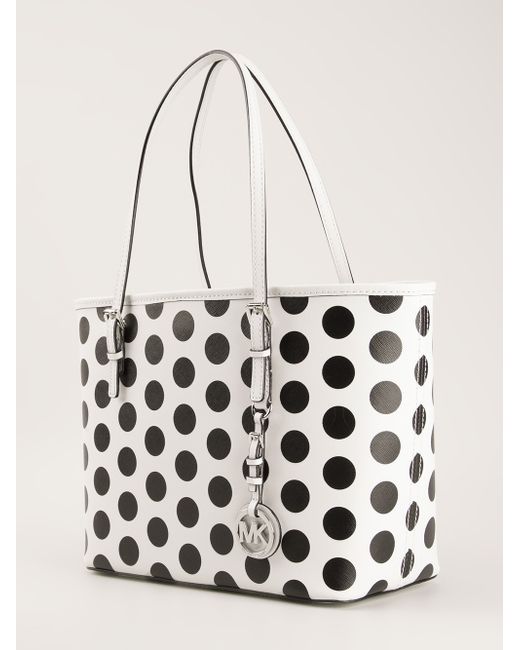mk polka dot purse