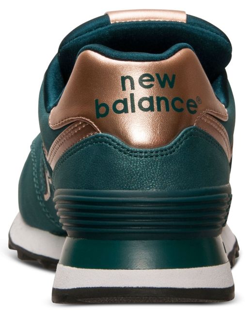 New Balance Women's 574 Precious Metals Casual Sneakers From Finish Line in  Green | Lyst