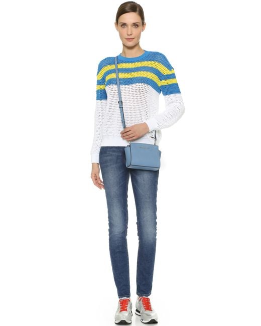Michael kors sale selma pale blue
