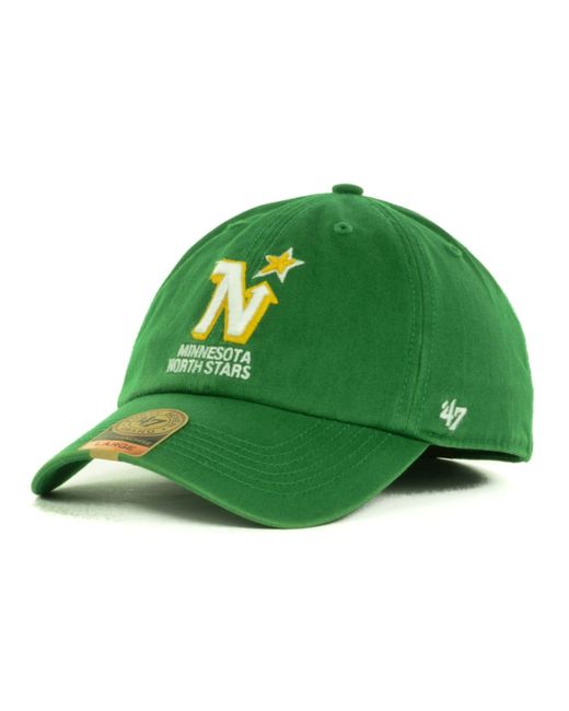47 Brand Green Minnesota North Stars Vintage Franchise Cap for men