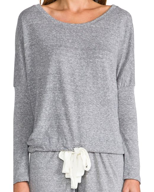 eberjey heather slouchy tee
