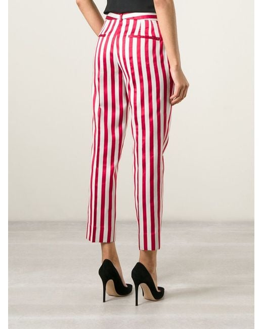 Discover 78+ red trousers with white stripe super hot - in.duhocakina