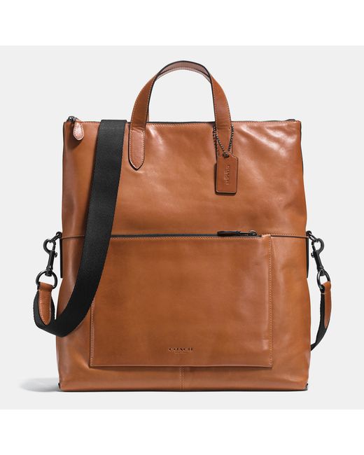 coach foldover tote bag