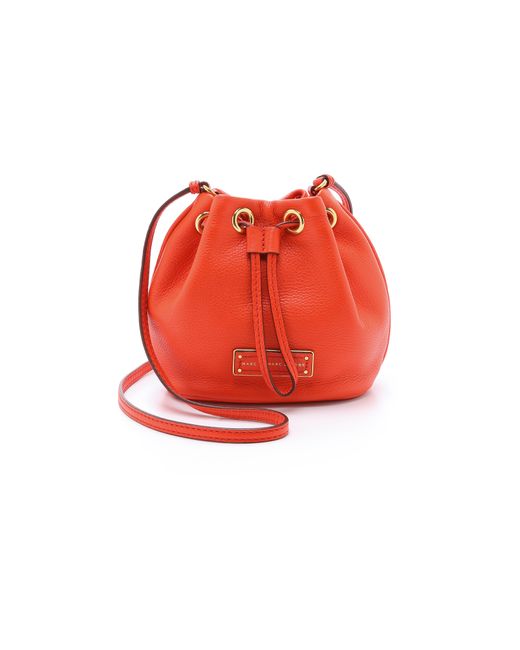 Marc By Marc Jacobs Red Too Hot To Handle Mini Bucket Bag - Storm Cloud