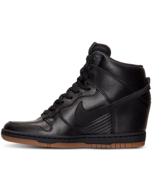nike womens dunk sky hi essential casual shoes