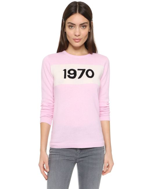 Bella Freud Pink Cashmere 1970 Sweater
