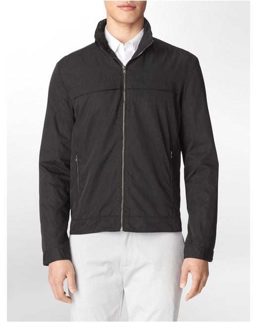 Download Calvin klein White Label Lightweight Zip Front Hooded ...