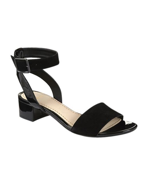 Clarks Black Sharna Balcony Sandals