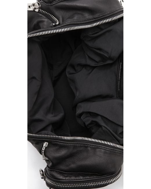 Alexander Wang Jane Leather Bag in Black | Lyst