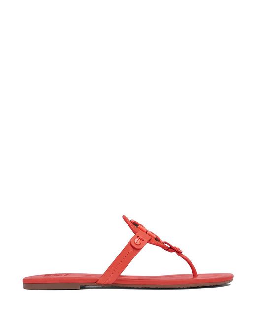 Tory Burch Red Miller Sandal, Leather