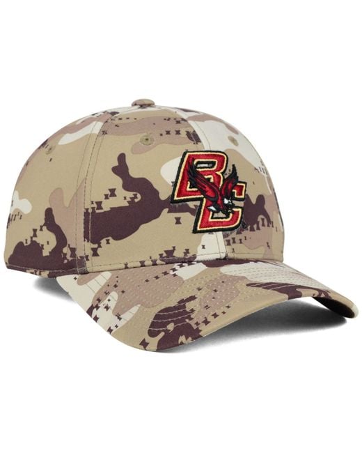 Under Armour Green Boston College Eagles Camo Stretch Cap for men