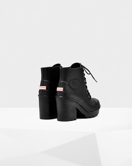 block heel hunter boots