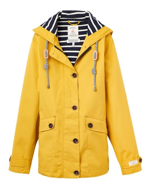 Joules Yellow Right As Rain Coast Waterproof Jacket