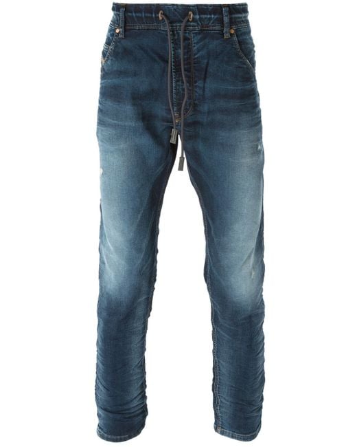 DIESEL 'krooley' Drawstring Jeans in Blue for Men
